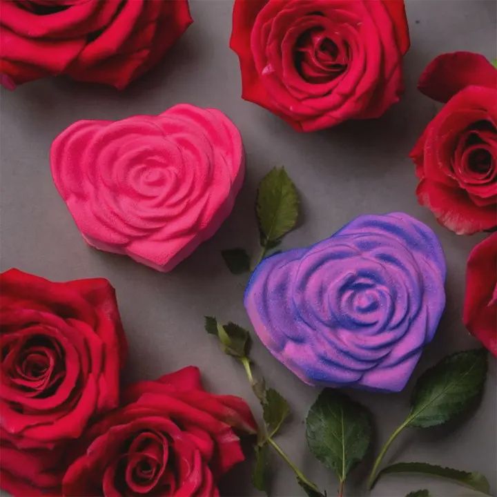 Rose Heart Bath Bomb
