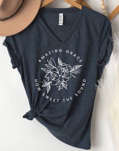 Amazing Grace Floral Tee