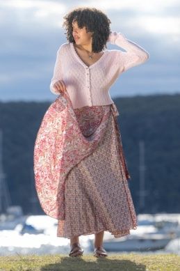 Cleo Reversible Wrap Skirt