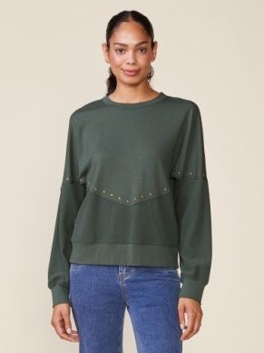 Studded Duet Pullover
