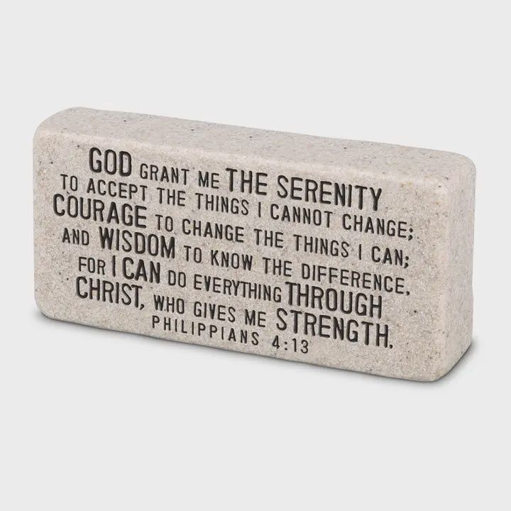 Scripture Stone - Serenity