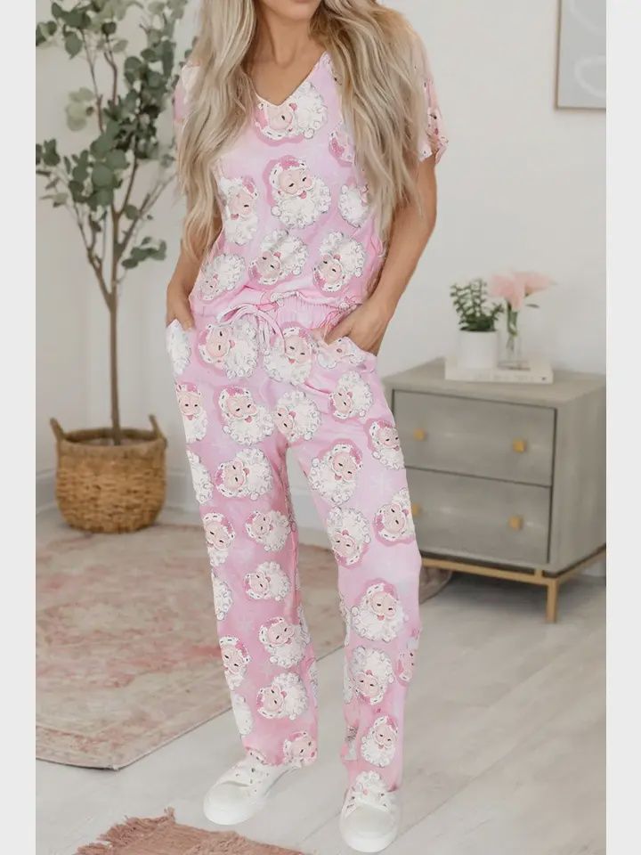 Christmas Santa Face Loungewear