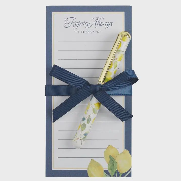 Magnetic Note Pad with Pen