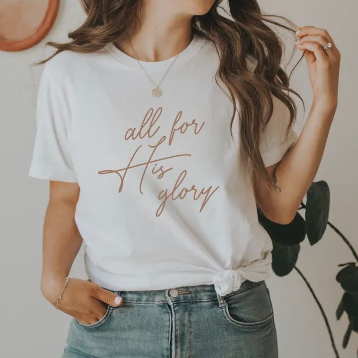 All For His Glory Tee - Women's