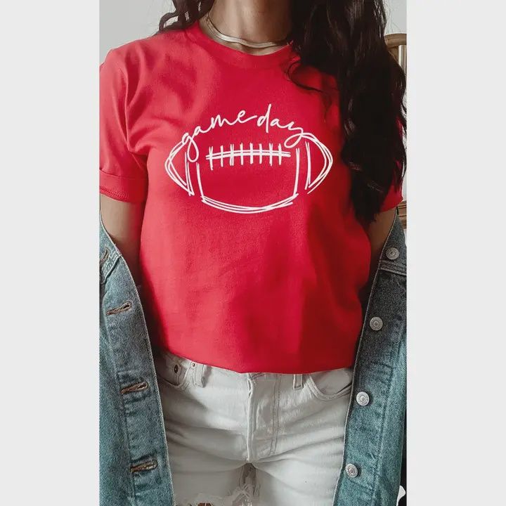 Game Day Tee - Cursive Script
