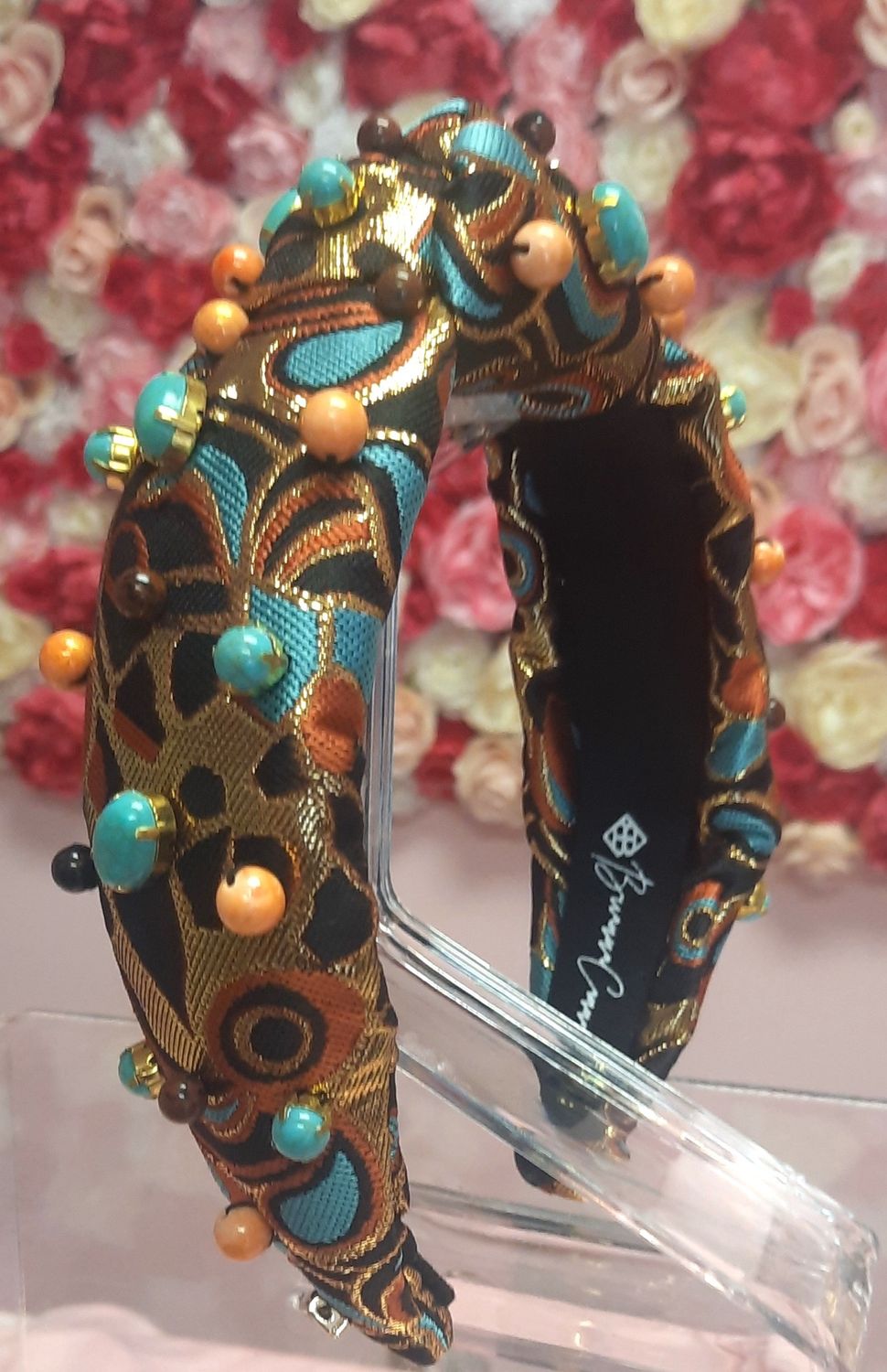 Butterfly Headband with Cabachons