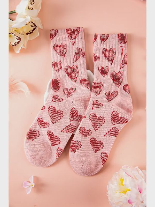 Heart Pattern Socks