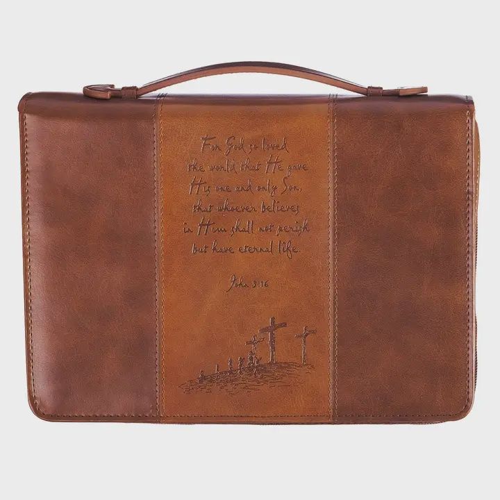 Bible Cover - For God So Loved