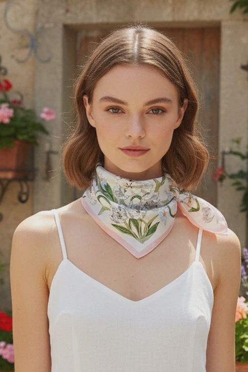 Floral Print Bandana