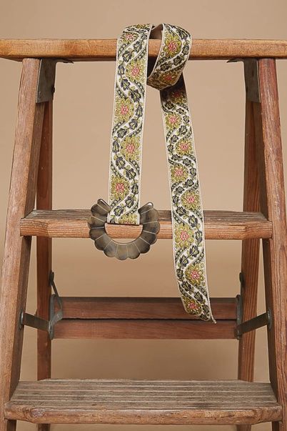 Floral Fabric  Belt
