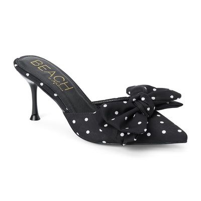 Goldie Polka Heel w Bow