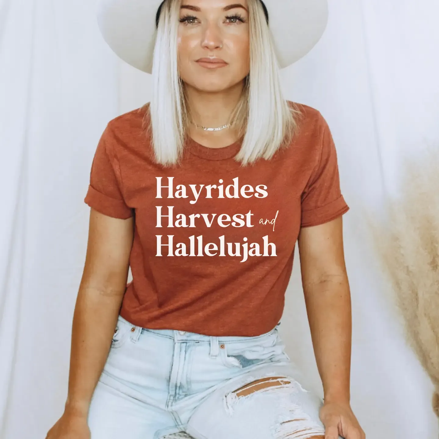 Hayrides Harvest Hallelujah Tee