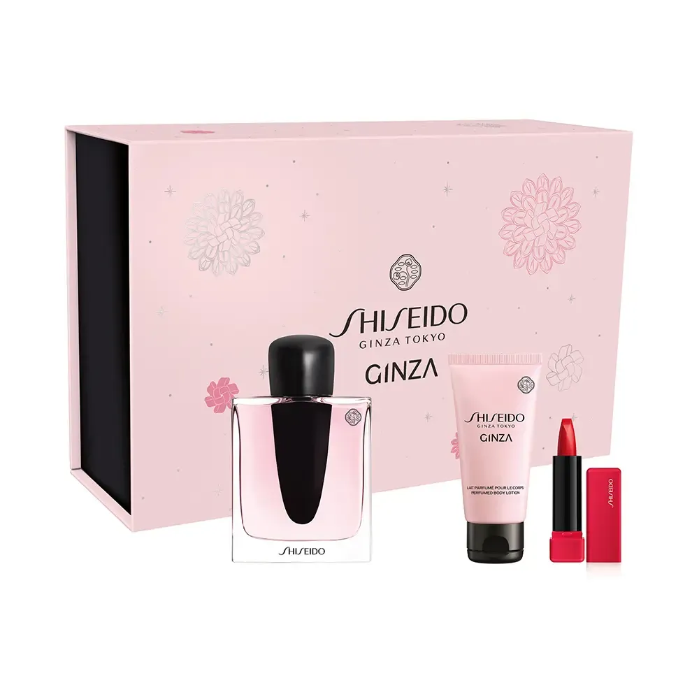 SHISEIDO GINZA ESTUCHE 3 pz