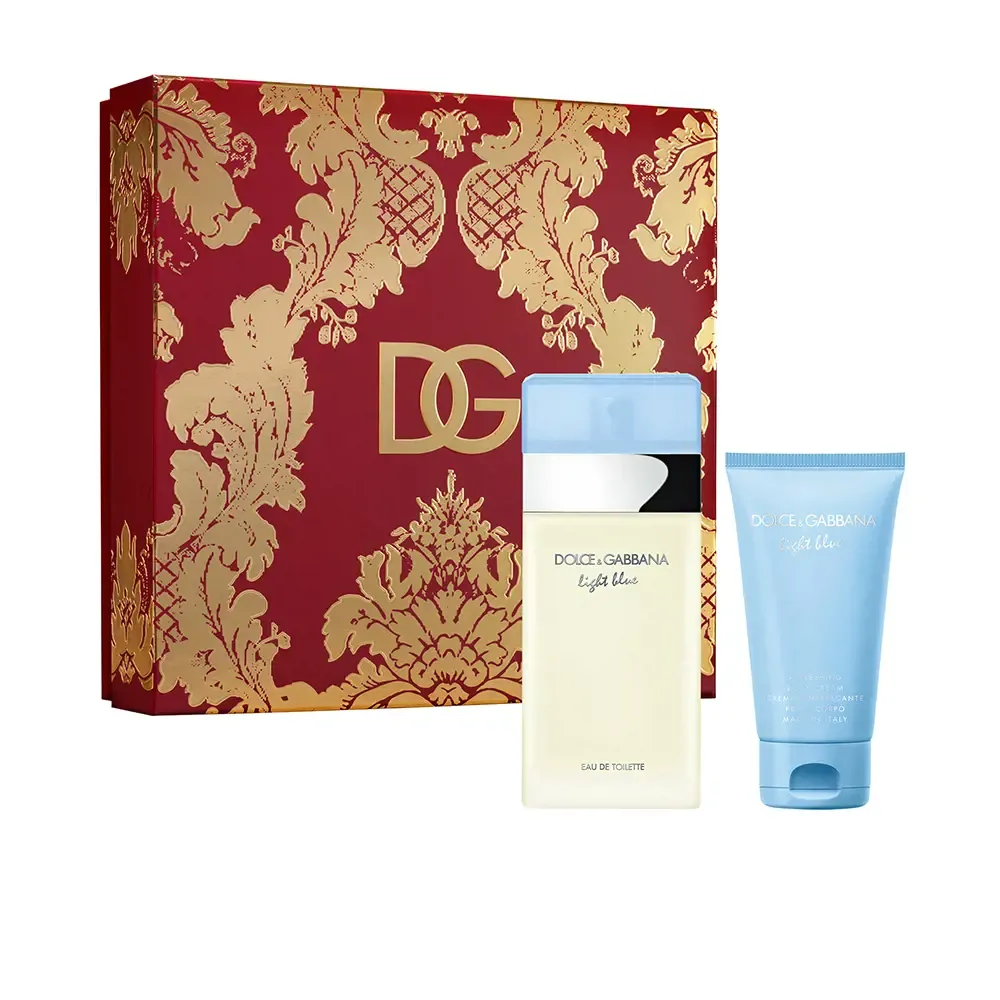 DOLCE &amp; GABBANA LIGHT BLUE POUR FEMME ESTUCHE 2 pz
