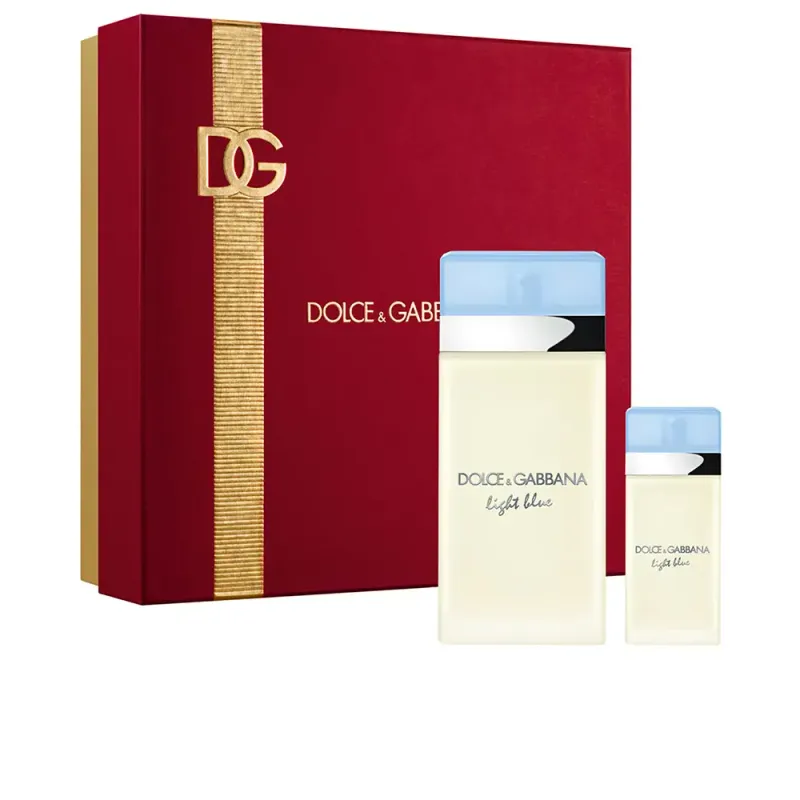 DOLCE &amp; GABBANA LIGHT BLUE POUR FEMME ESTUCHE 2 pz