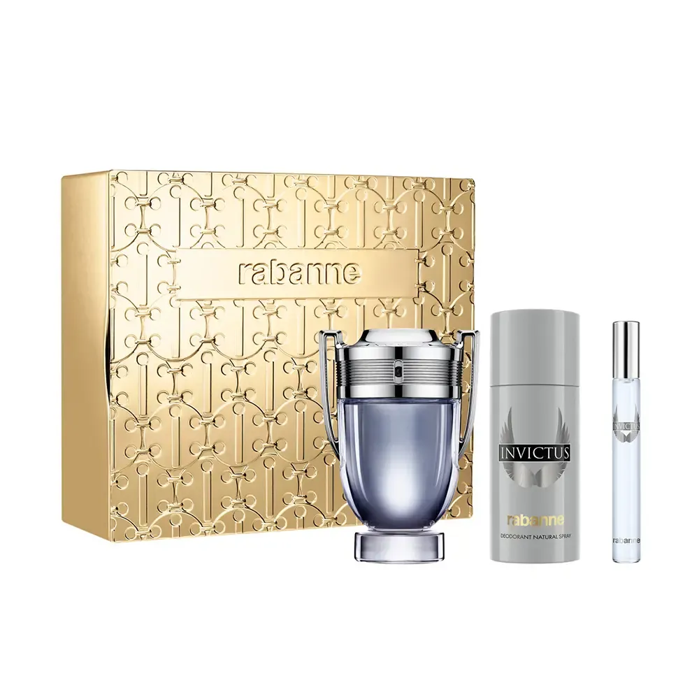 RABANNE INVICTUS ESTUCHE 3 pz
