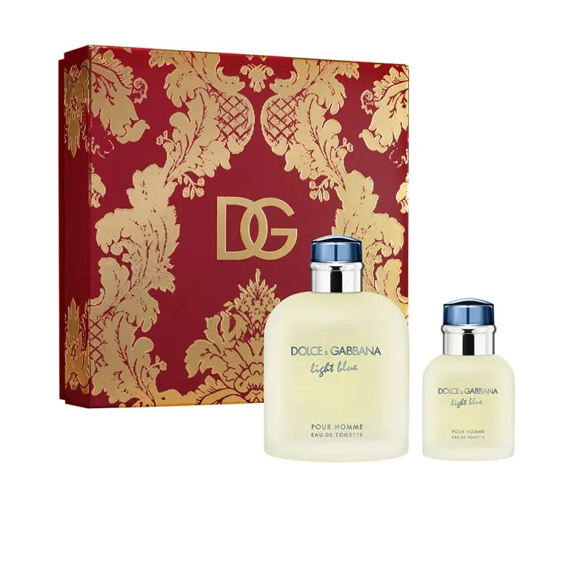 DOLCE &amp; GABBANA LIGHT BLUE POUR HOMME LOTE 2 pz