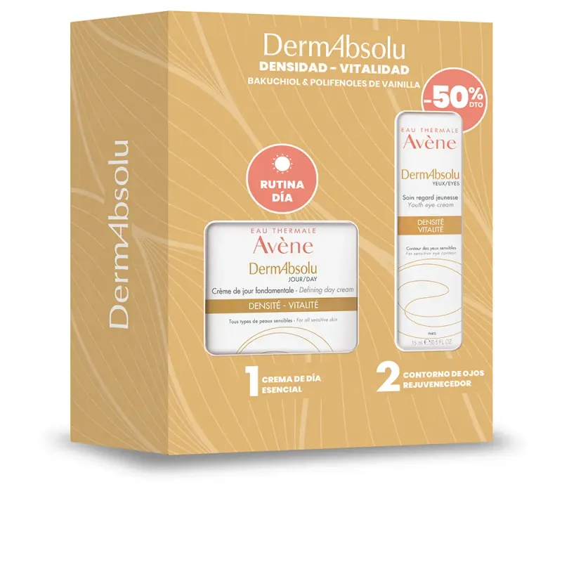 AVÈNE  DERMABSOLU CREMA DÍA DENSIDAD+OJOS LOTE