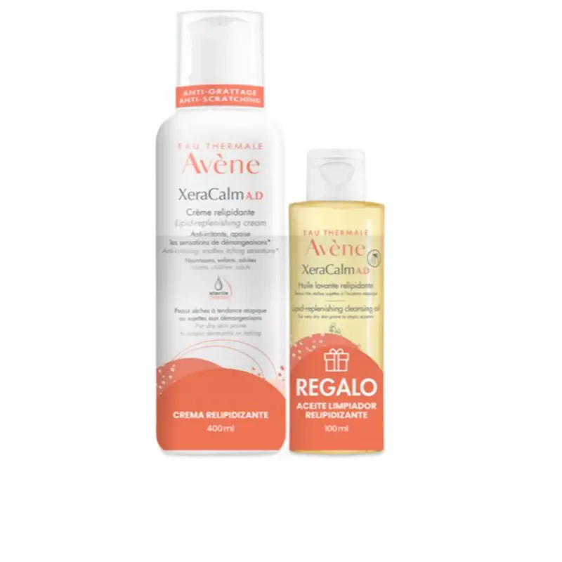AVÈNE XERACALM A.D. CREMA RELIPIDIZANTE LOTE 2 pz