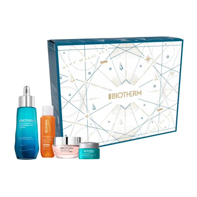 BIOTHERM LIFE PLANKTON ELIXIR BIOSERUM ESTUCHE 4 pz