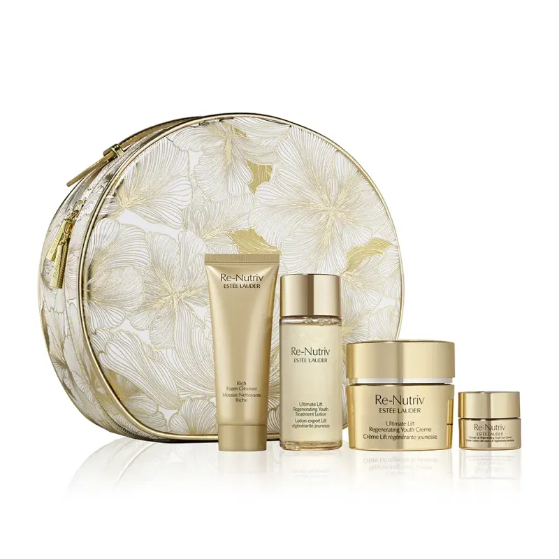 ESTÉE LAUDER RE-NUTRIV ULTIMATE LIFT REGENERATING YOUTH CREAM ESTUCHE 5 pz