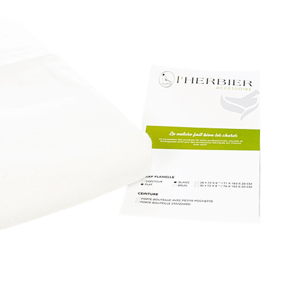 White flat sheets for massage therapist