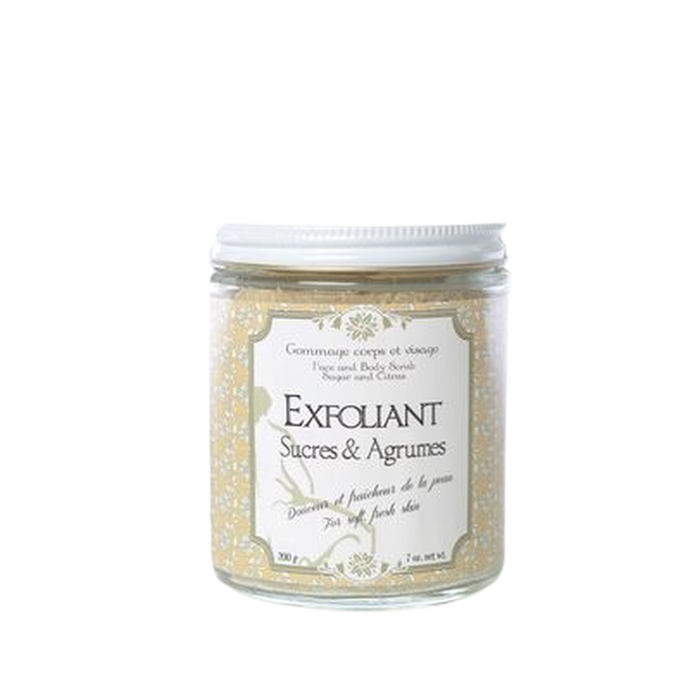Gommage Corps &amp; Visage - Exfoliant Sucres &amp; Agrumes 200g