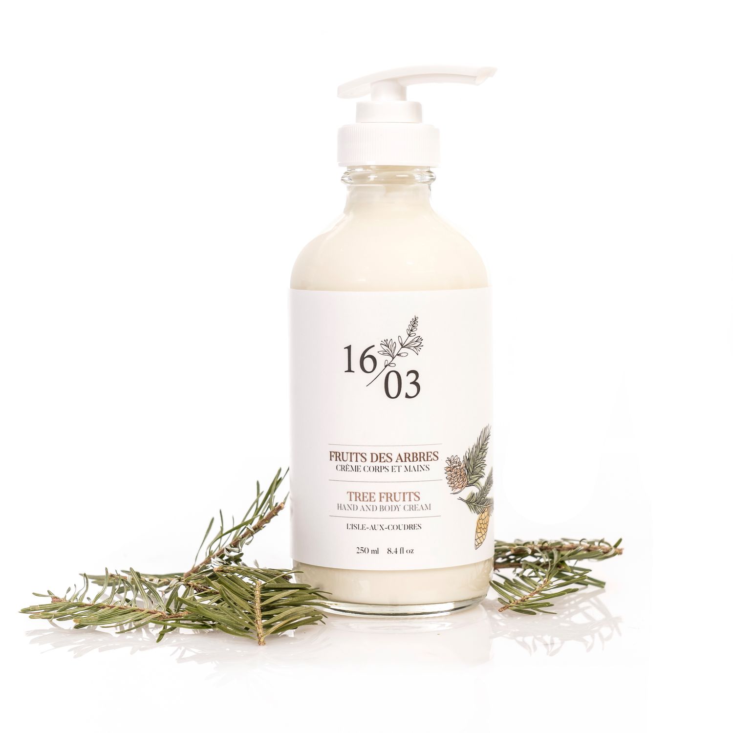 Crème Corps &amp; Mains - Fruits des Arbres - 250ml