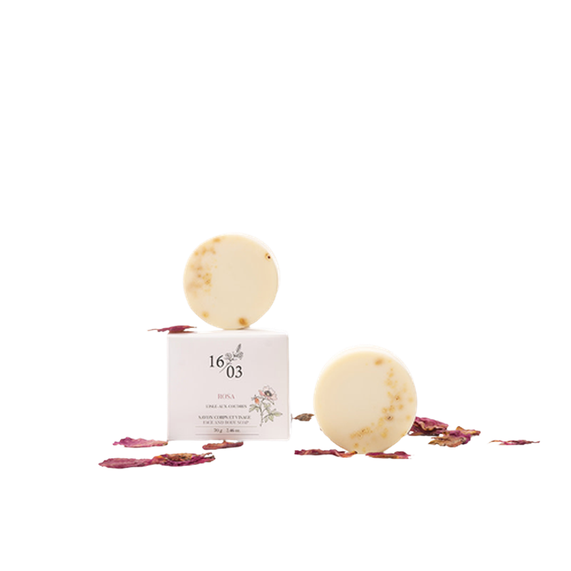 The 1603- Body Soap &amp;amp; ROSA Face - 70g