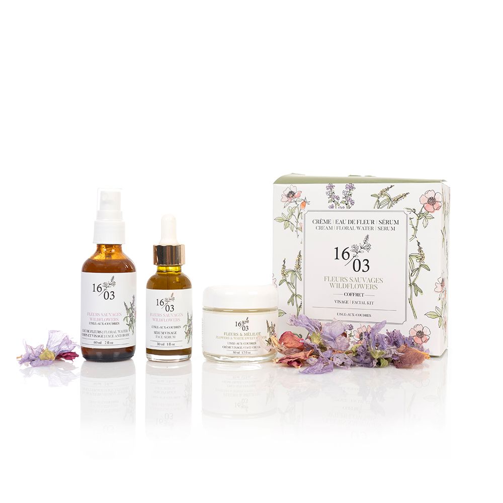 Trio Fleurs Sauvages  ( Crème - Eau - Sérum )