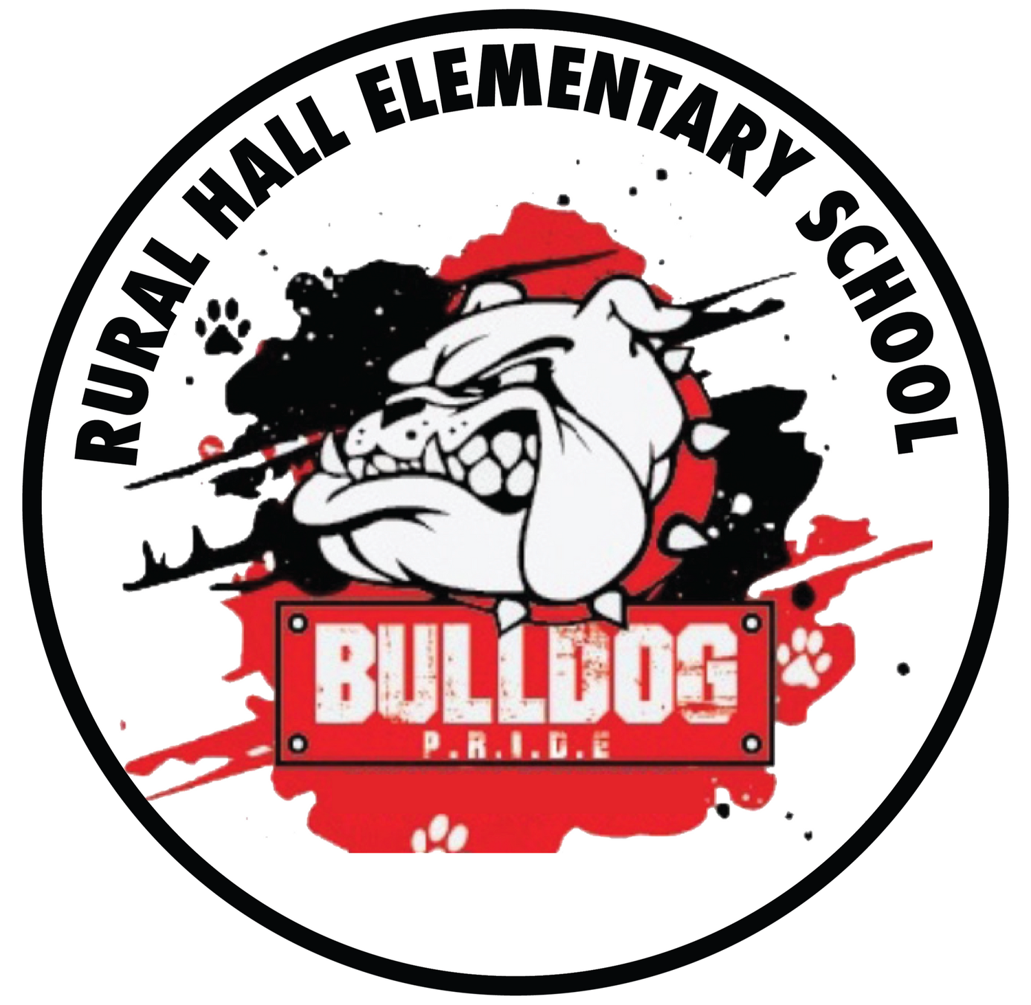 Rural Hall Elementary School  Logo w/ Name