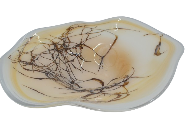 Patera unikatowe rękodzieło artystyczne. Idealna jako dekoracja wnętrz, patera na owoce lub ekskluzywny element stołu.