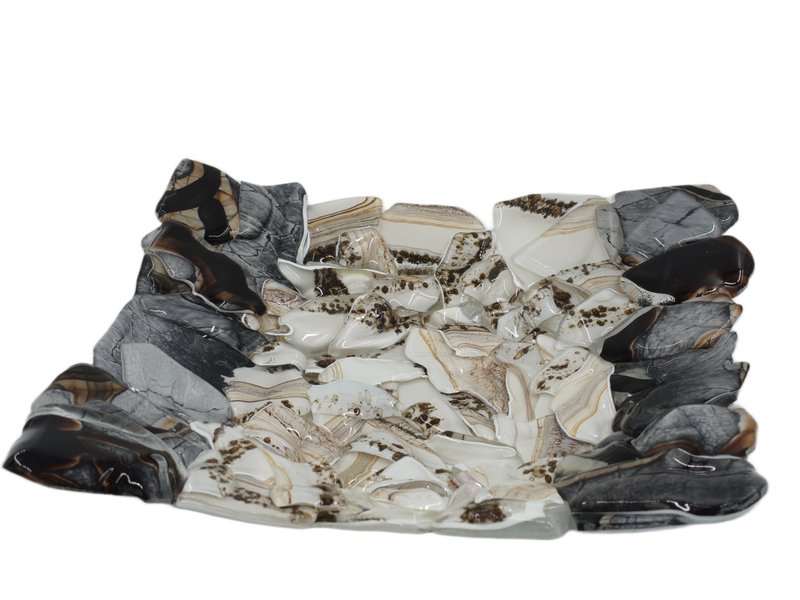 Ekskluzywna Patera Szklana Kwadratowa K44