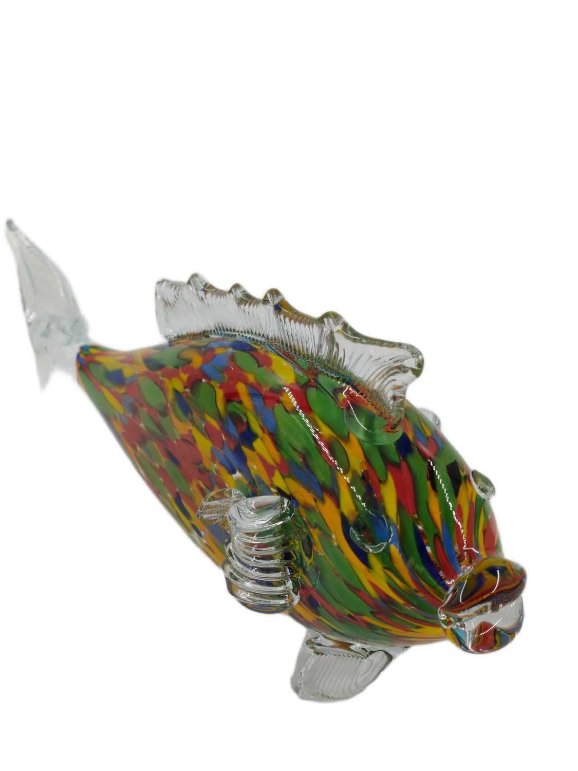 Ryba Szklana Figurka Ryba  PRL K741