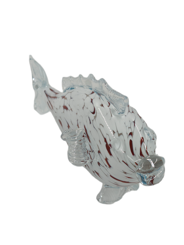 Ryba Szklana Figurka Ryba  PRL K740