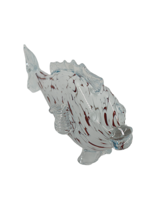 Ryba Szklana Figurka Ryba  PRL K740