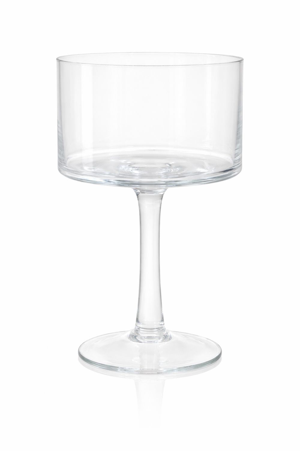 Szklany Świecznik Kielich Fi9 H22