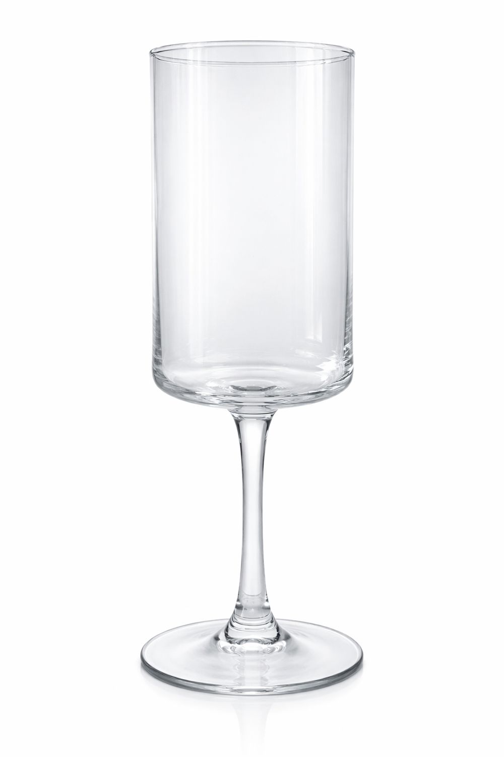 Szklany Świecznik Kielich FI9 H25