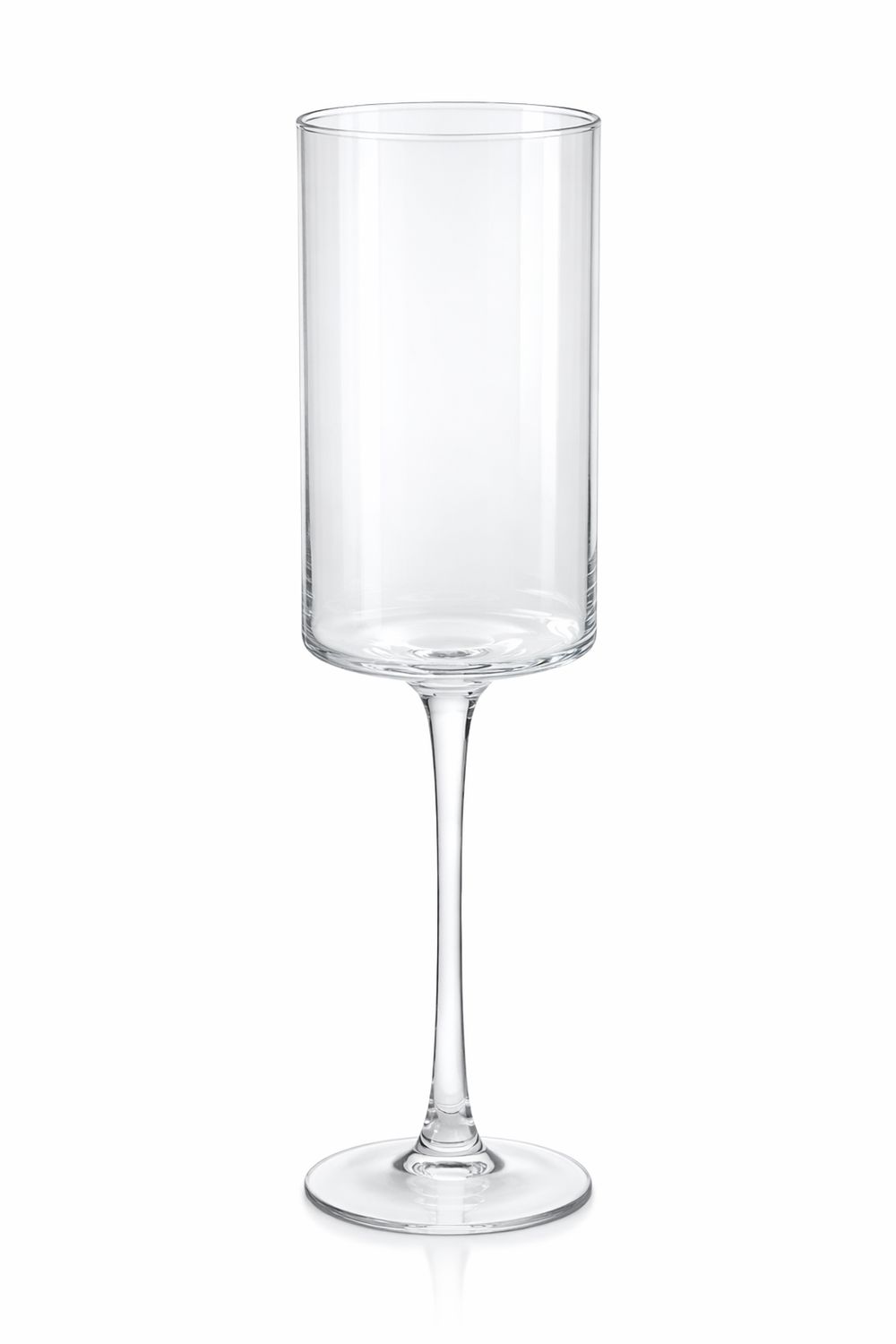 Szklany Świecznik Kielich FI9 H35