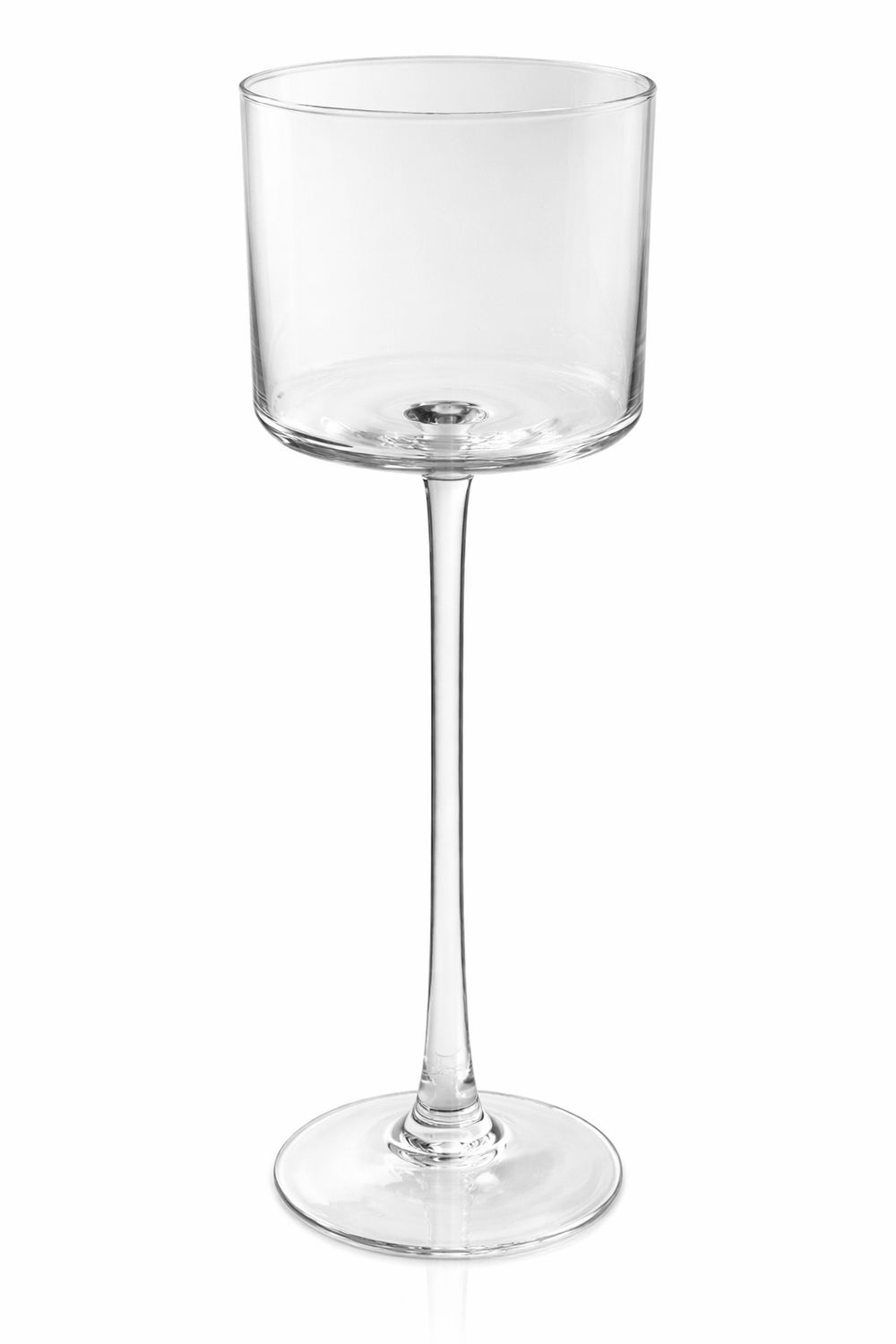 Szklany Świecznik Kielich FI12 H30