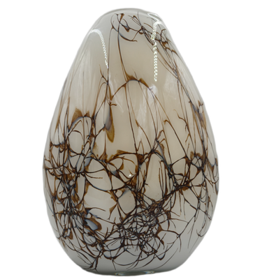 Duży wazon szklany.