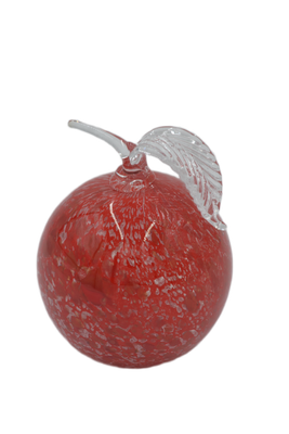 Szklany Owoc Szklane Jabłko Czerwone