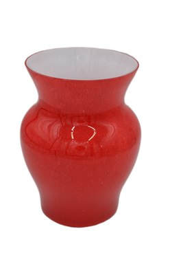 Nowoczesny wazon szklany Smuga – widok frontowy, elegancka dekoracja do salonu