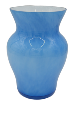 Nowoczesny wazon szklany Smuga – widok frontowy, elegancka dekoracja do salonu