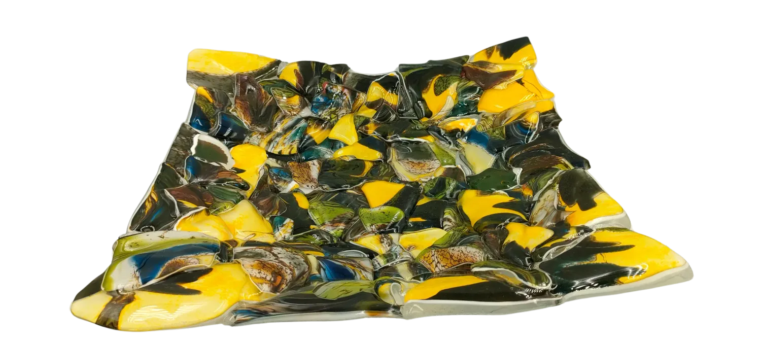 Ekskluzywna Patera Szklana Kwadratowa KX