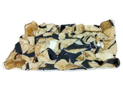 Ekskluzywna Patera Szklana Prostokątna K33