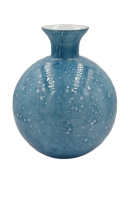 Wazon szklany „Lazurowa Kula”