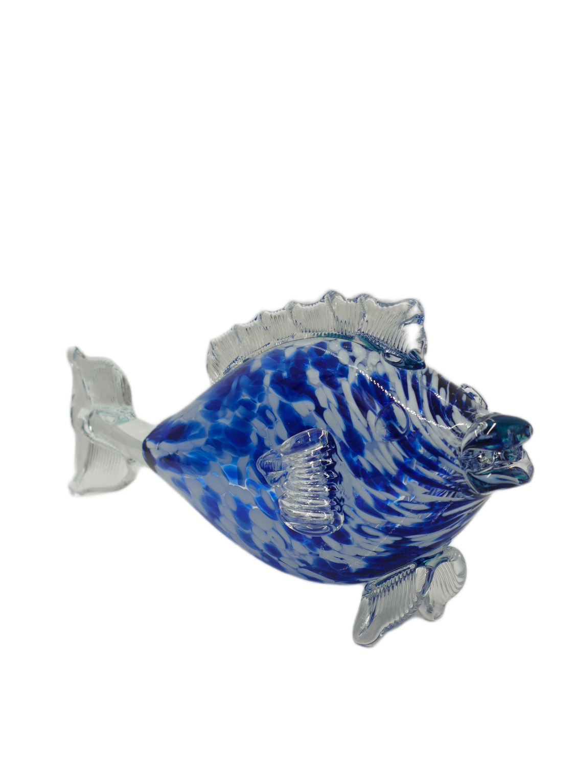 Ryba Szklana Figurka Ryba  PRL K786