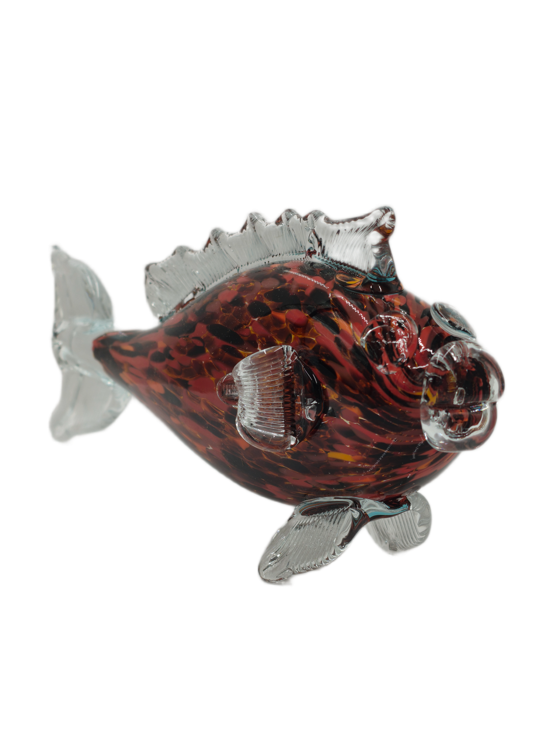 Ryba Szklana Figurka Ryba  PRL K162