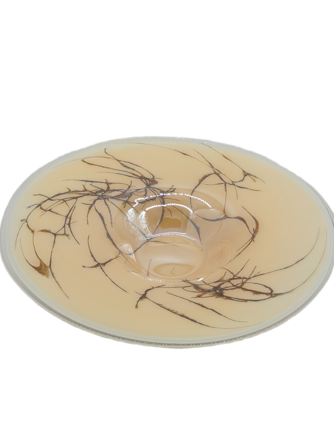 Ekskluzywna artystyczna  patera szklana DS1